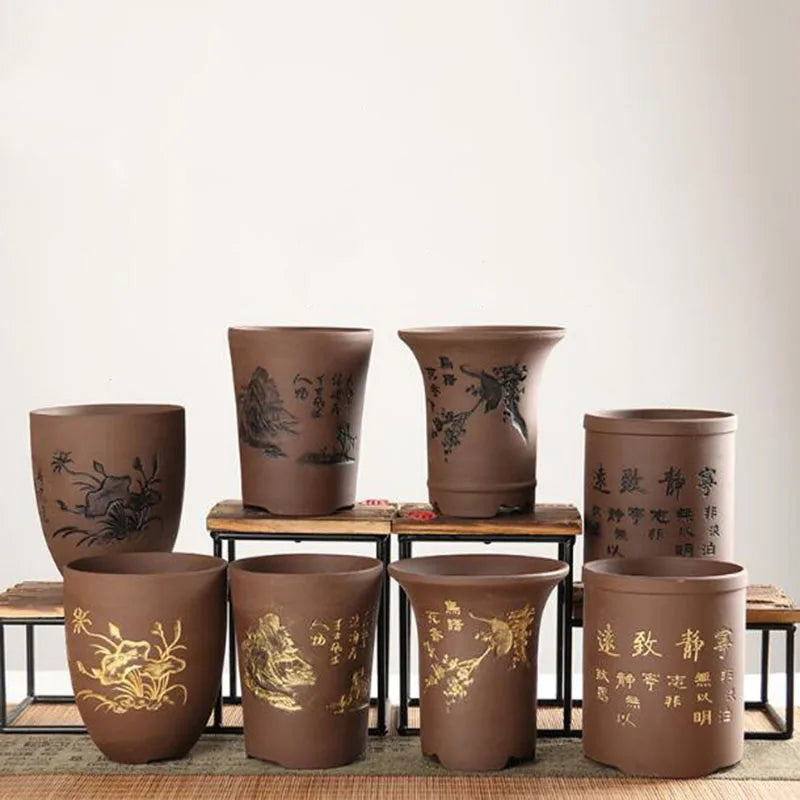 Blumen topf chinesischer stil